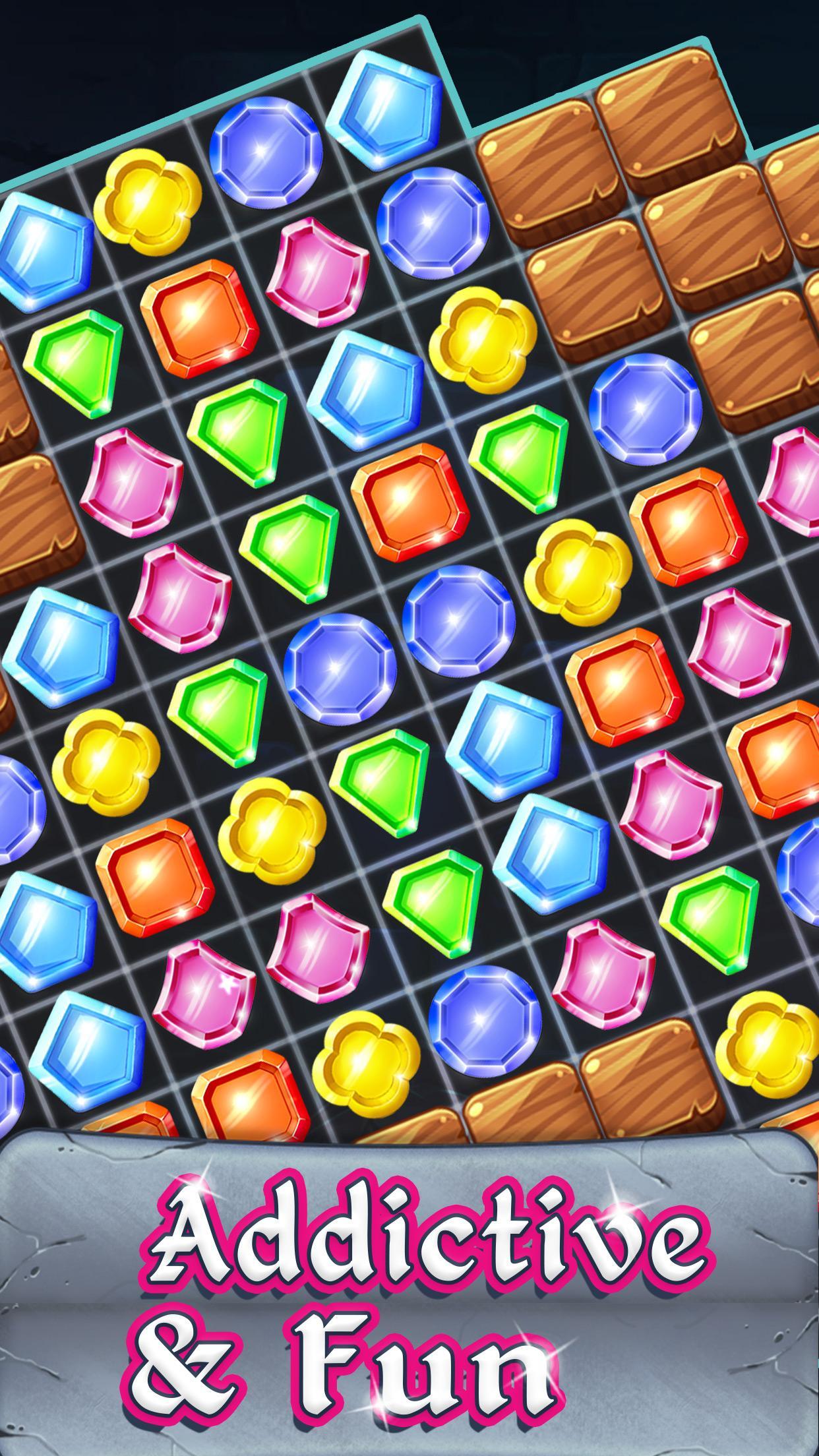 Diamond Cave Match 3 Game Screenshot