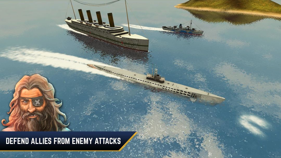 Enemy Waters : Submarine and W ภาพหน้าจอเกม