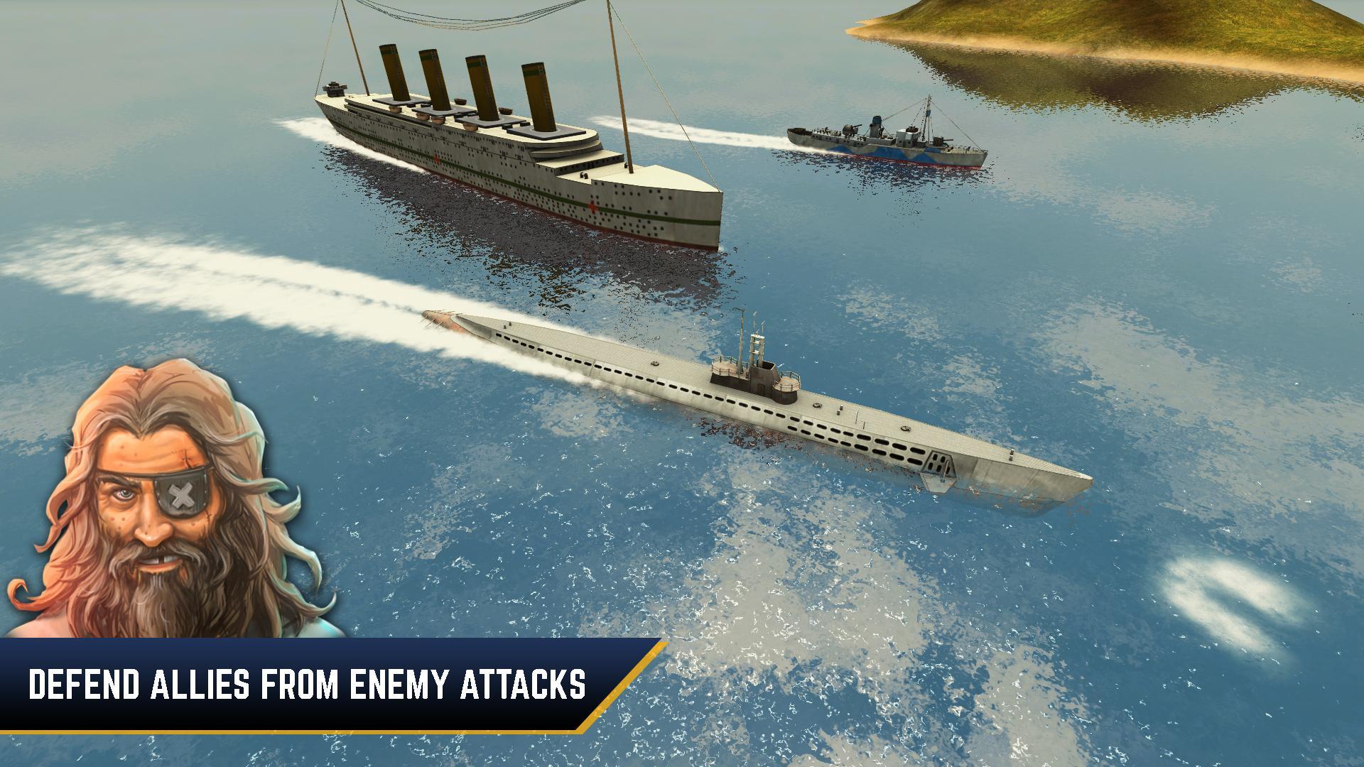 Enemy Waters : Submarine and W Game Screenshot