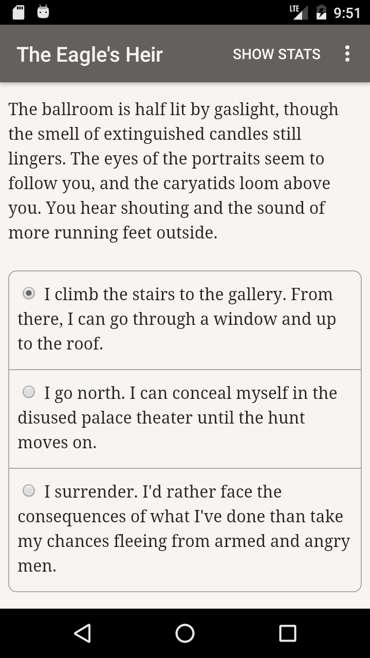 Cuplikan Layar Game The Eagle's Heir