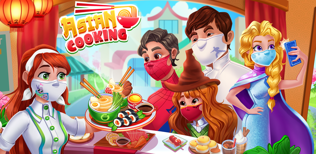 Banner of Asian Cooking Games Restaurant 