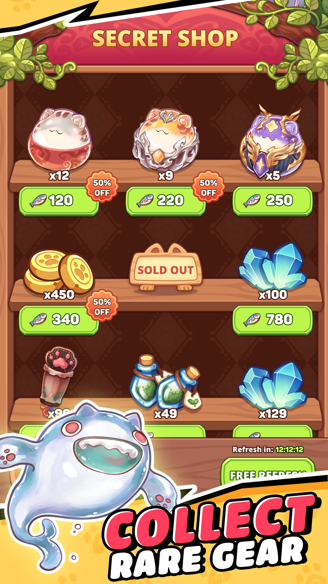 Meow Meow Warriors Game Screenshot