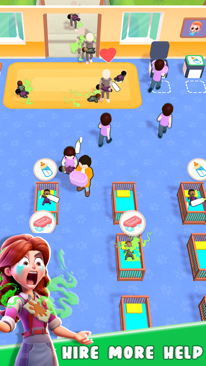 Скриншот игры My Perfect Daycare Idle Tycoon