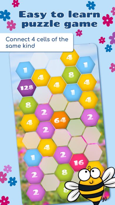 Screenshot 1 of Buzzing Hexagons 