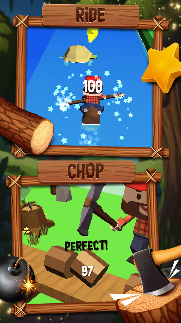 Lumberjack Battles Game Screenshot