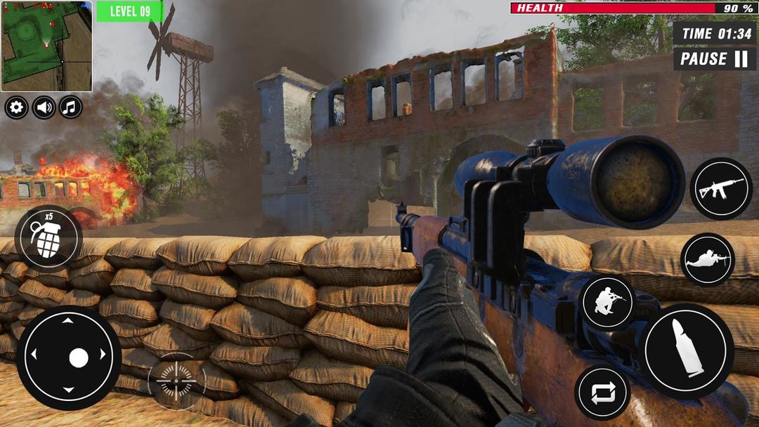 WW2 게임: 최고의 슈팅 게임: 카운터 테러리스트 스트라이크: 전쟁 게임 : FPS 슈팅 게임 스크린 샷