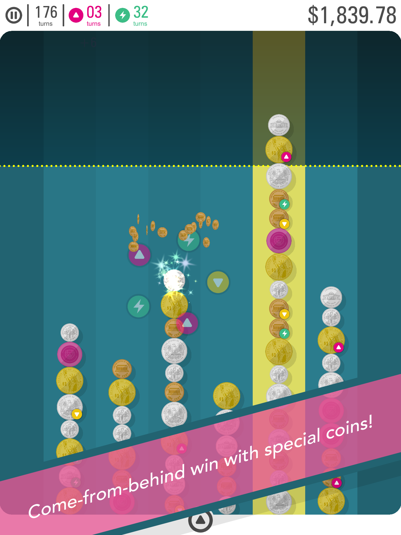 Coin Line - Merge Coin Puzzle Game Screenshot