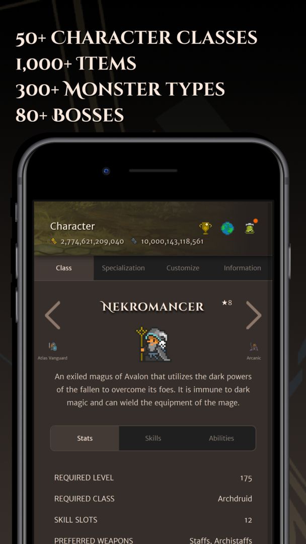 Screenshot of Orna: The GPS RPG