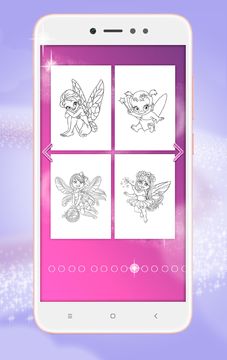 Fairy Coloring Pages Game Screenshot