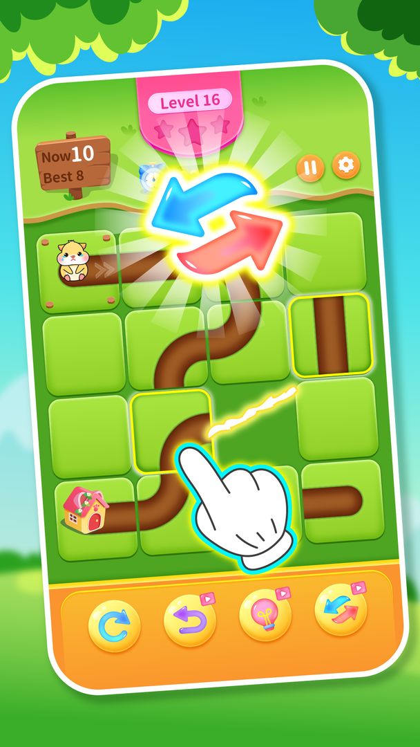 Save the Hamster：Puzzle Game ภาพหน้าจอเกม