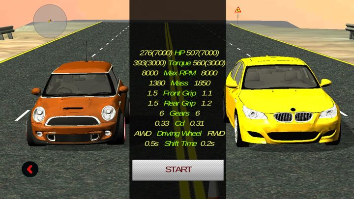 Screenshot 1 of Drag Racing: Multiplayer 2.1