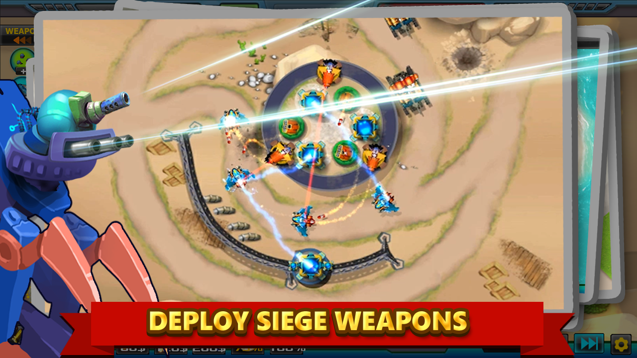 Tower Defense: Alien War TD 2 Game Screenshot