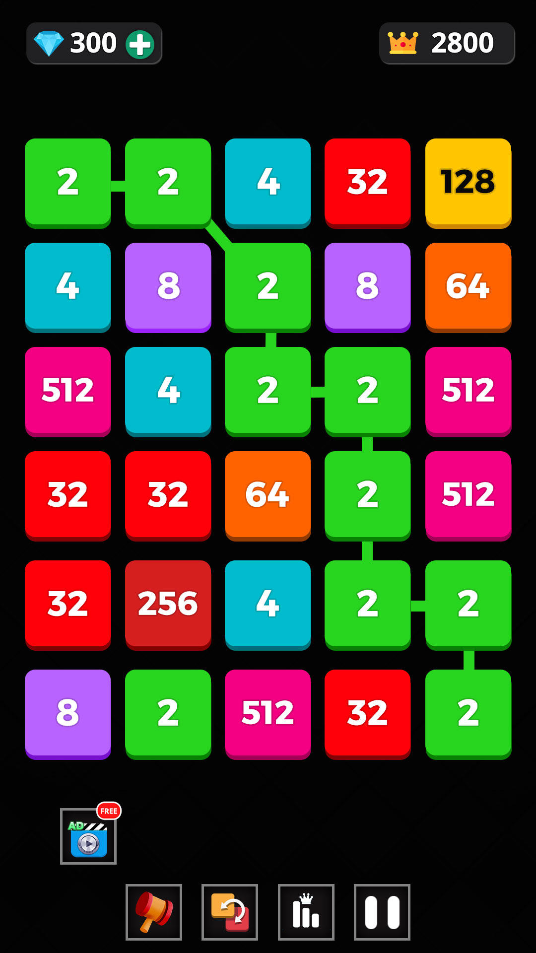 Puzzle Blocks - Merge Numbers Game Screenshot