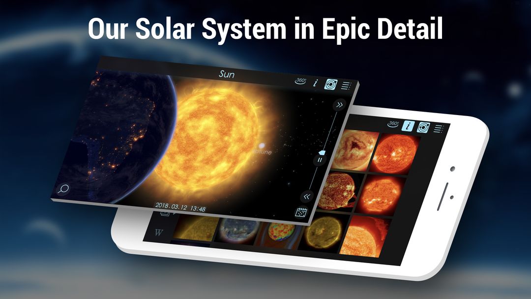 Solar Walk 2 Ads+：Solar System ภาพหน้าจอเกม