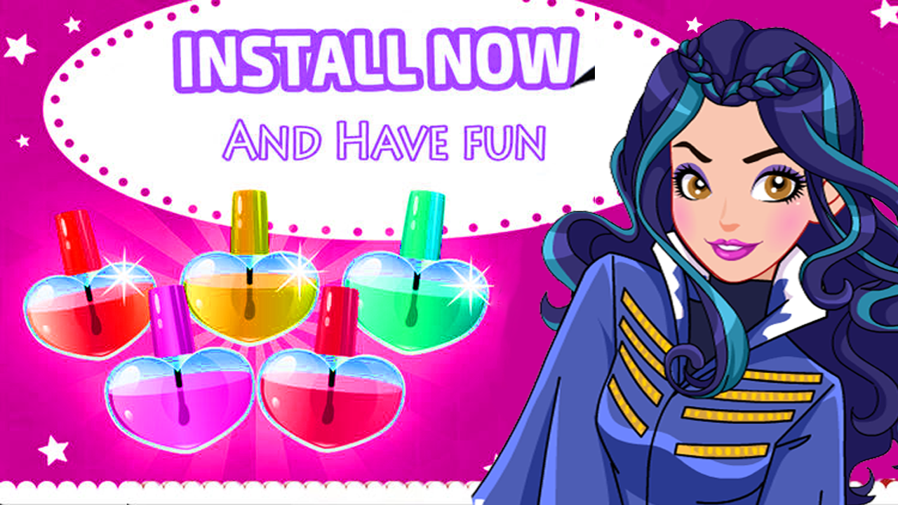 Nail Salon Evie Descendant 2 Game Screenshot
