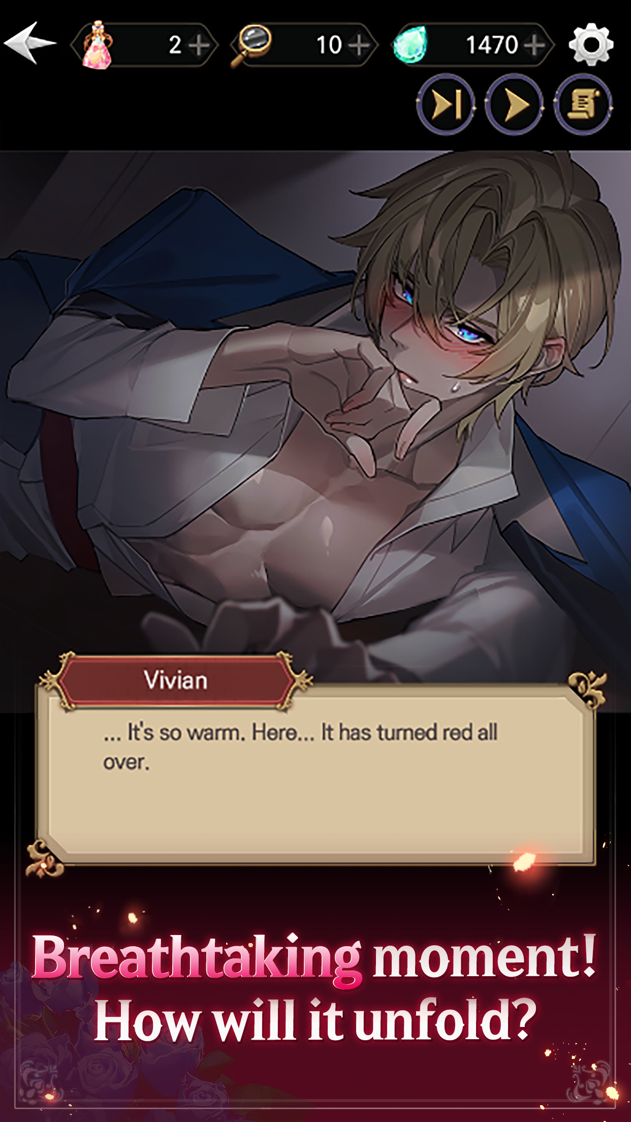 Secret Kiss with Knight: Otome Game Screenshot