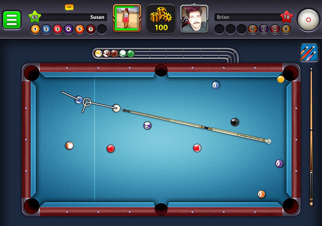 8 Ball Pool 게임 스크린 샷