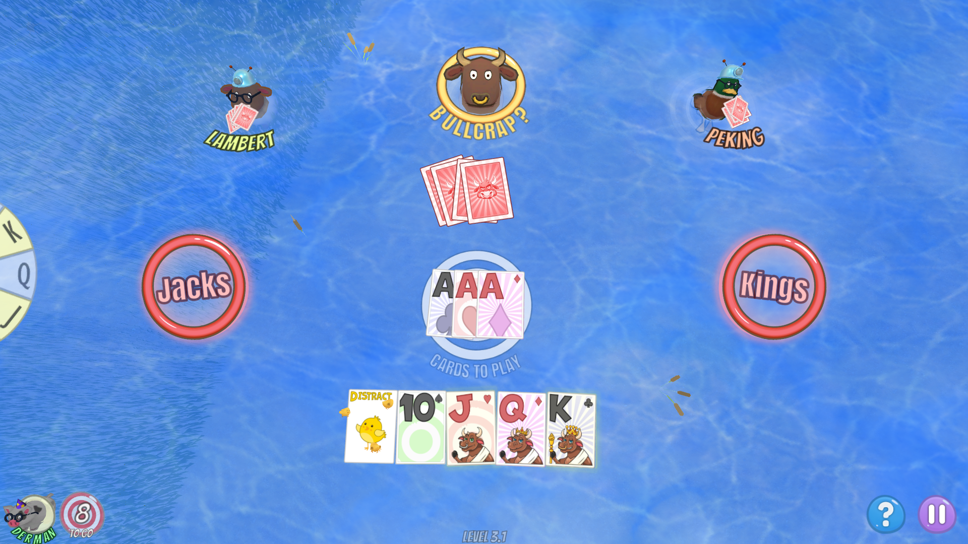 Screenshot of BULLCRAP!