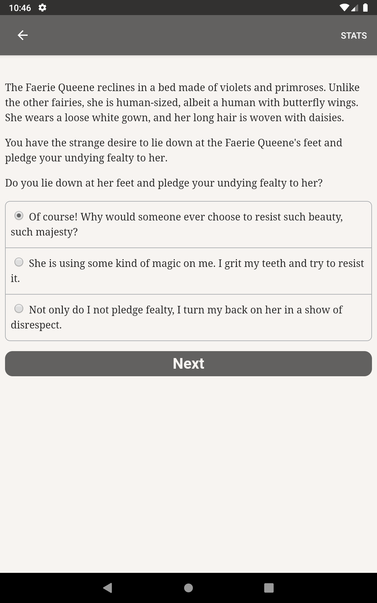 Cuplikan Layar Game Choice of Games