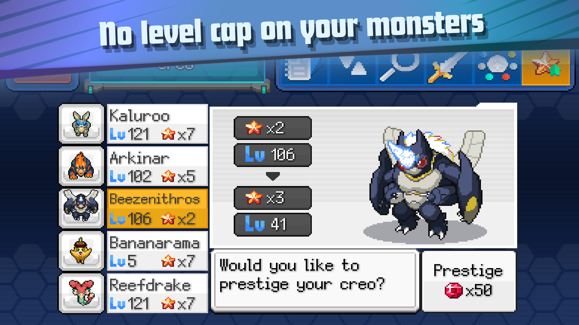 EvoCreo 2: Monster Trainer RPG Game Screenshot