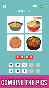 4 Pics 1 Word Fun Quiz Games Game Screenshot