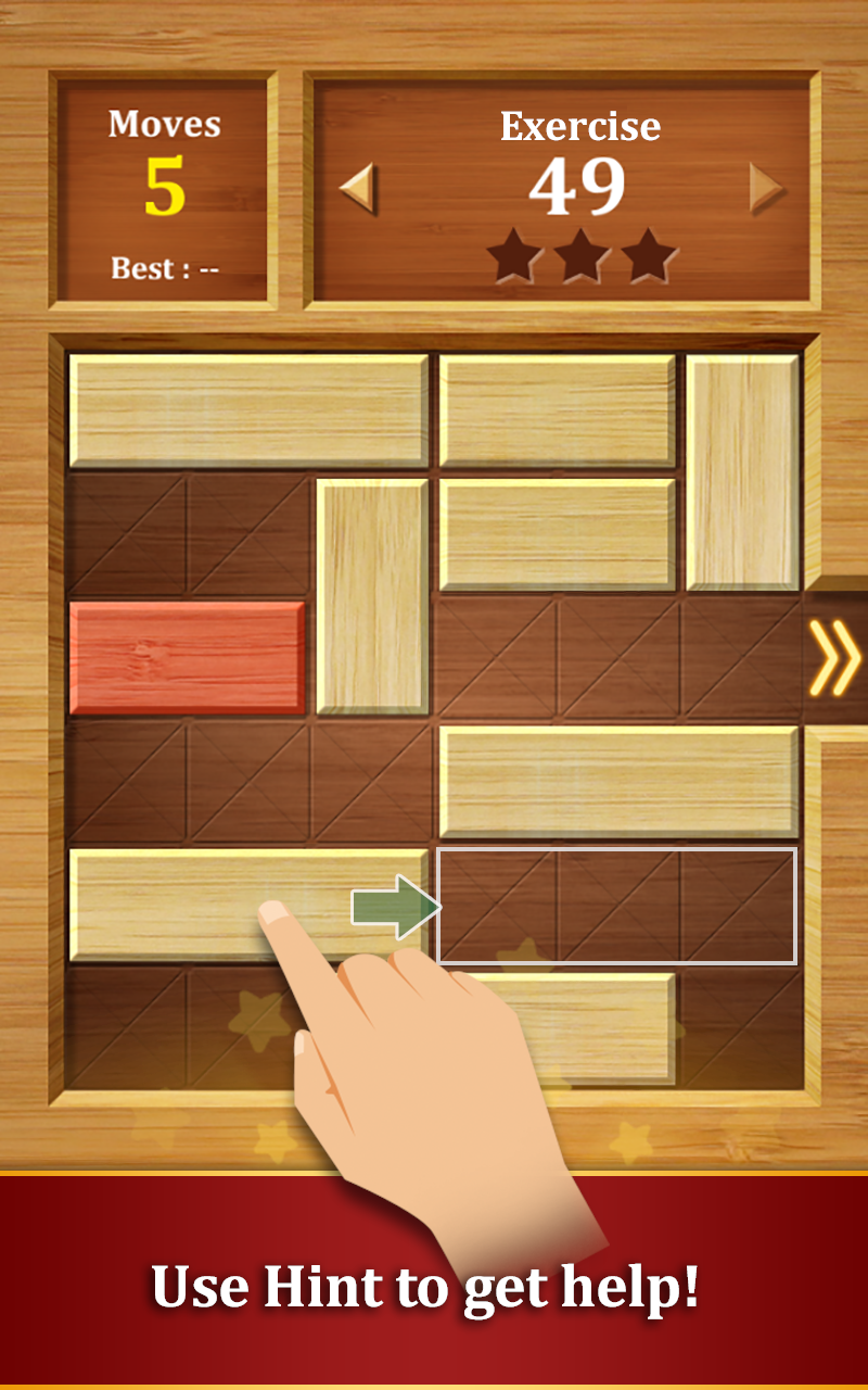 Скриншот игры Move the Block : Slide Puzzle