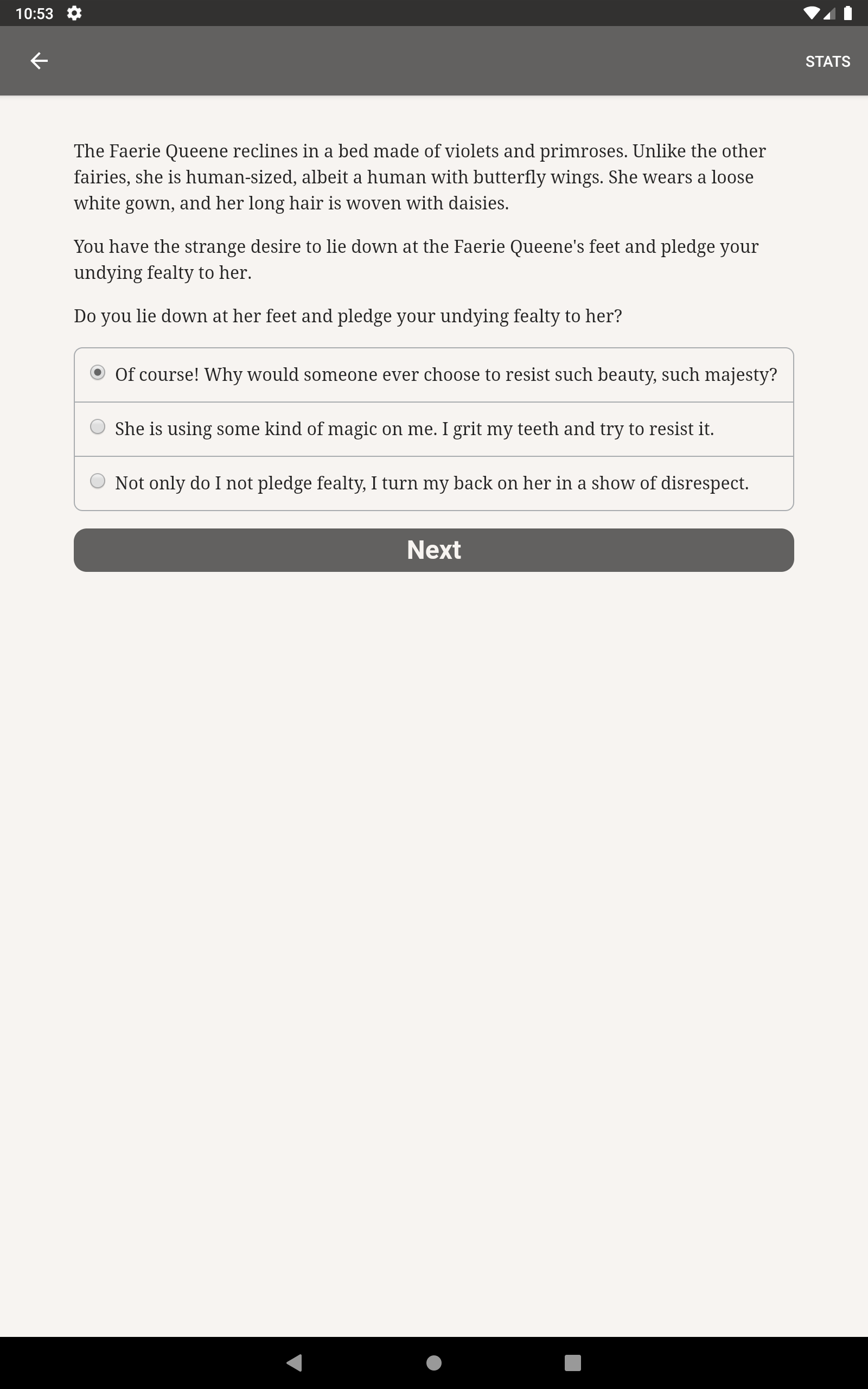 Cuplikan Layar Game Choice of Games