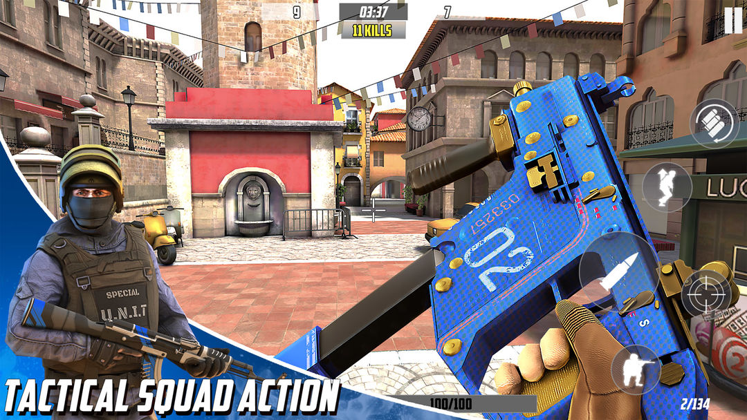 Screenshot of Hazmob: FPS Gun Shooting Games