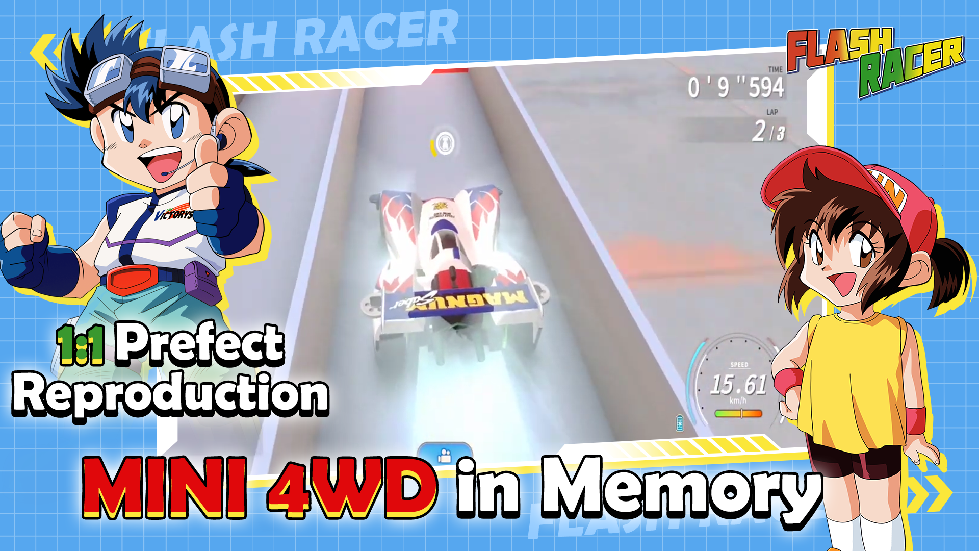 Flash Racer-MINI 4WD Game Screenshot