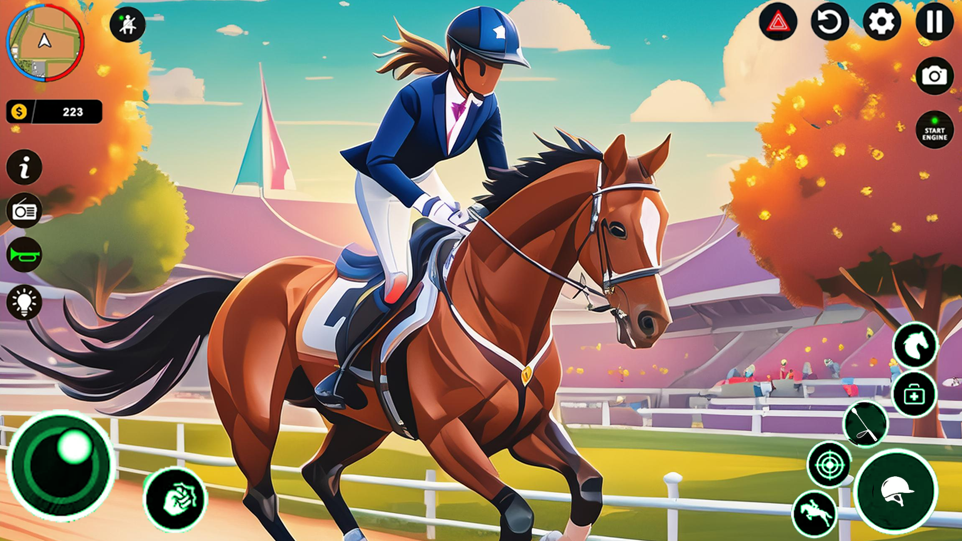 Equestrian Wild Horse Riding Game Screenshot