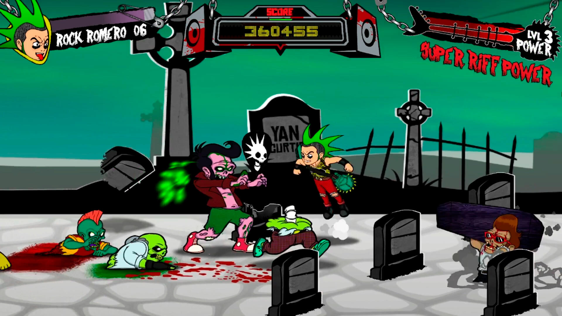 ZOMBI ROCKSTAR Game Screenshot