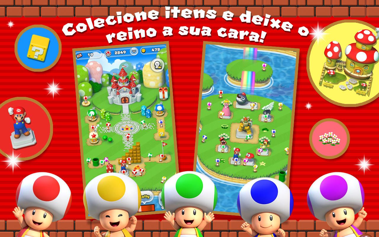 Captura de Tela do Jogo Super Mario Run