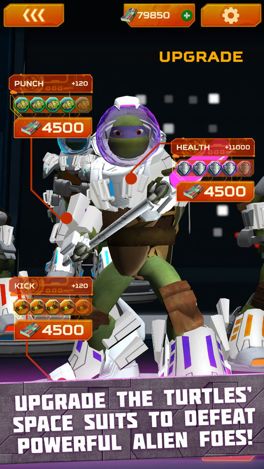 Screenshot of Teenage Mutant Ninja Turtles: Battle Match Game