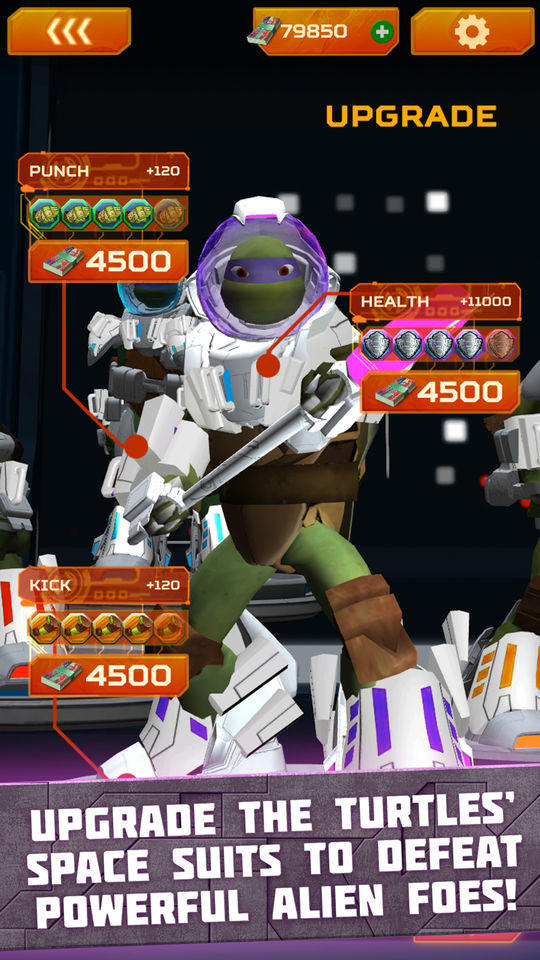 Teenage Mutant Ninja Turtles: Battle Match Game Game Screenshot