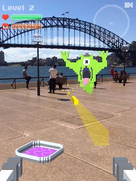 Ghosts 'n Guns AR Game Screenshot