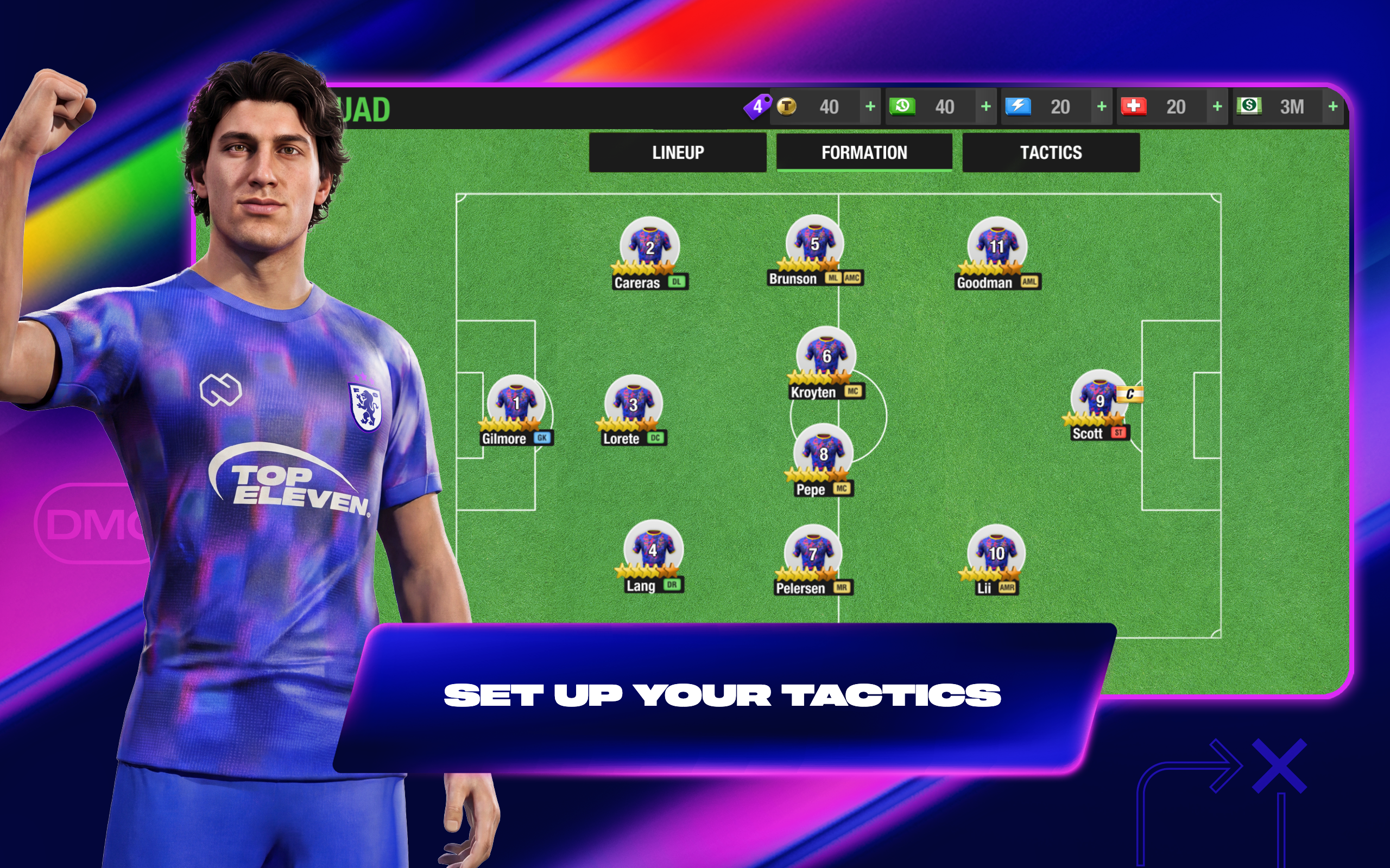 Top Eleven Be a Soccer Manager Game Screenshot