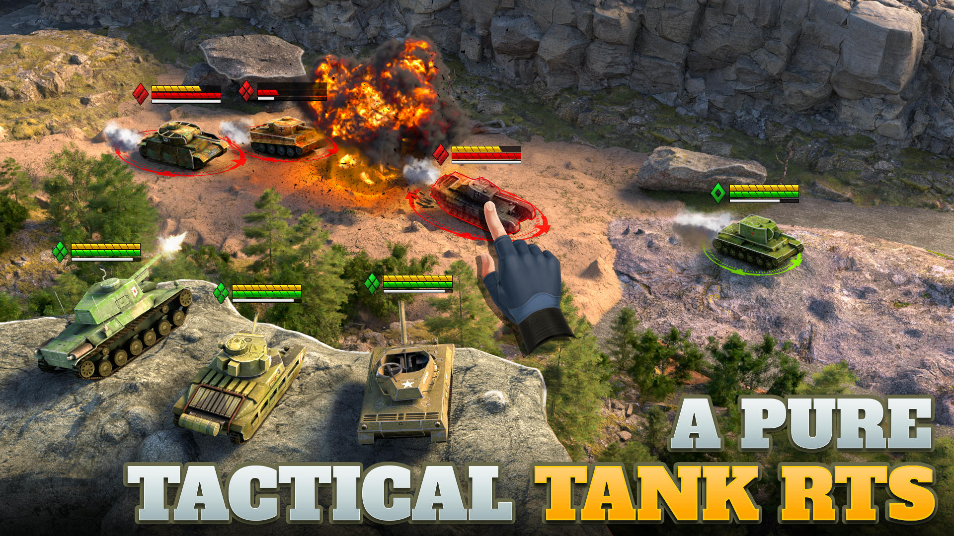 Screenshot 1 of Ataque de tanques: Arena PvP online 2.00.034