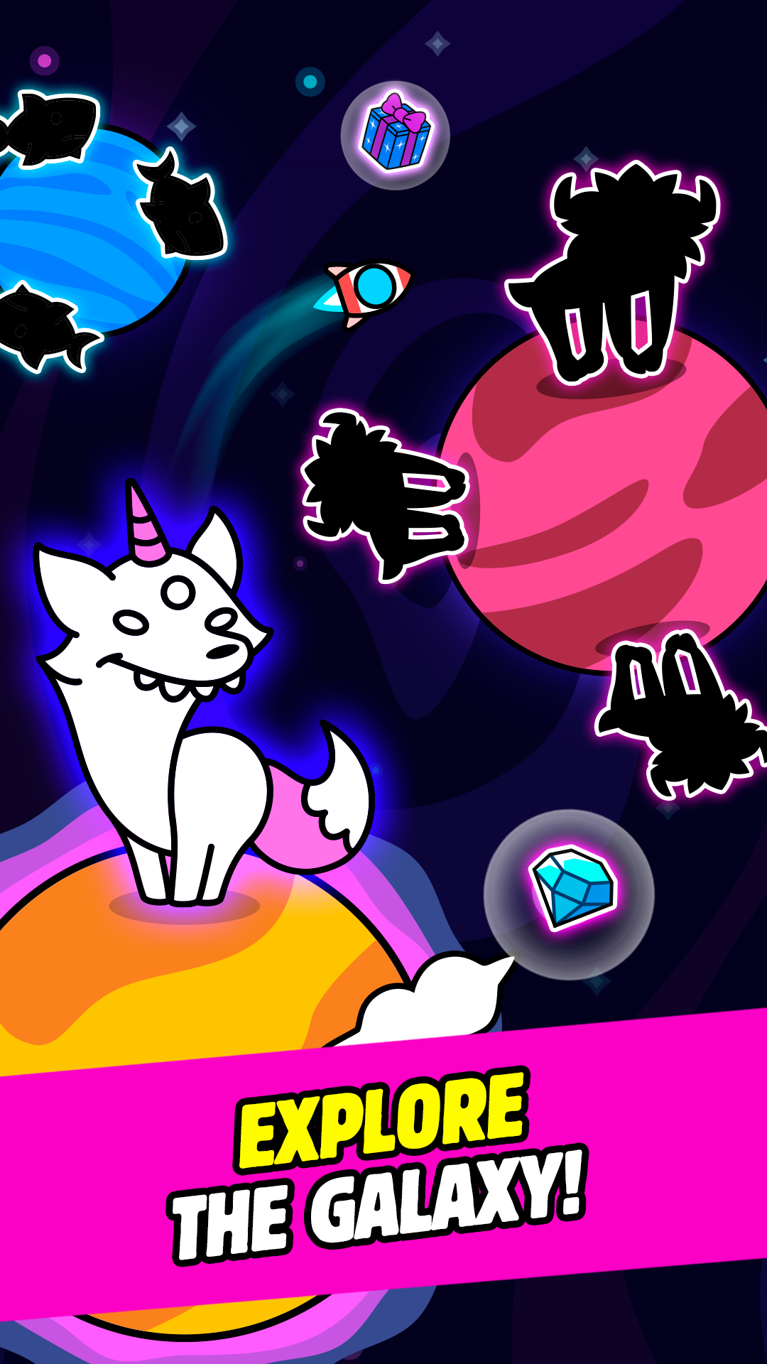 Evolution Galaxy: Mutant Merge Game Screenshot