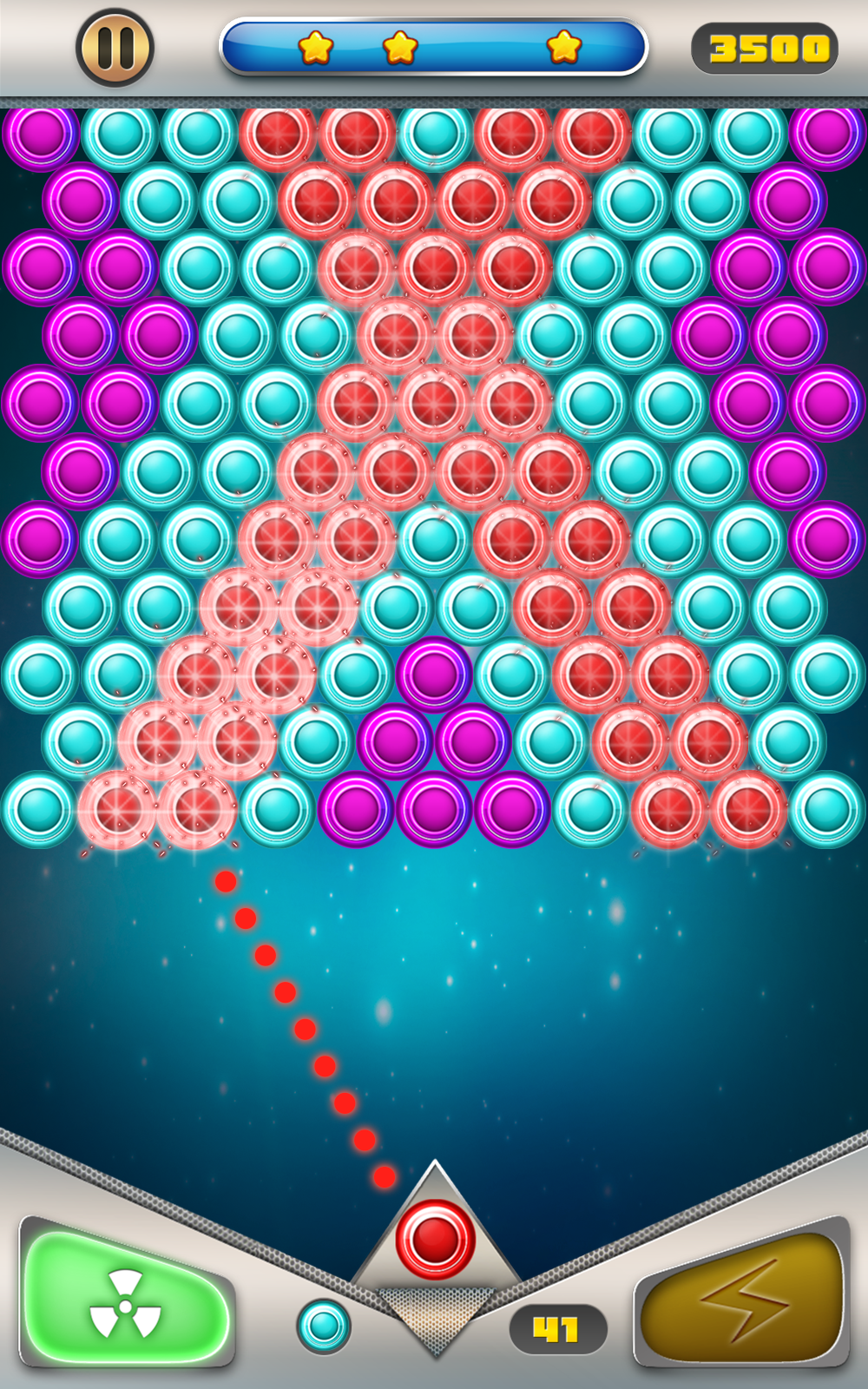 Battle Bubble Pop Game Screenshot