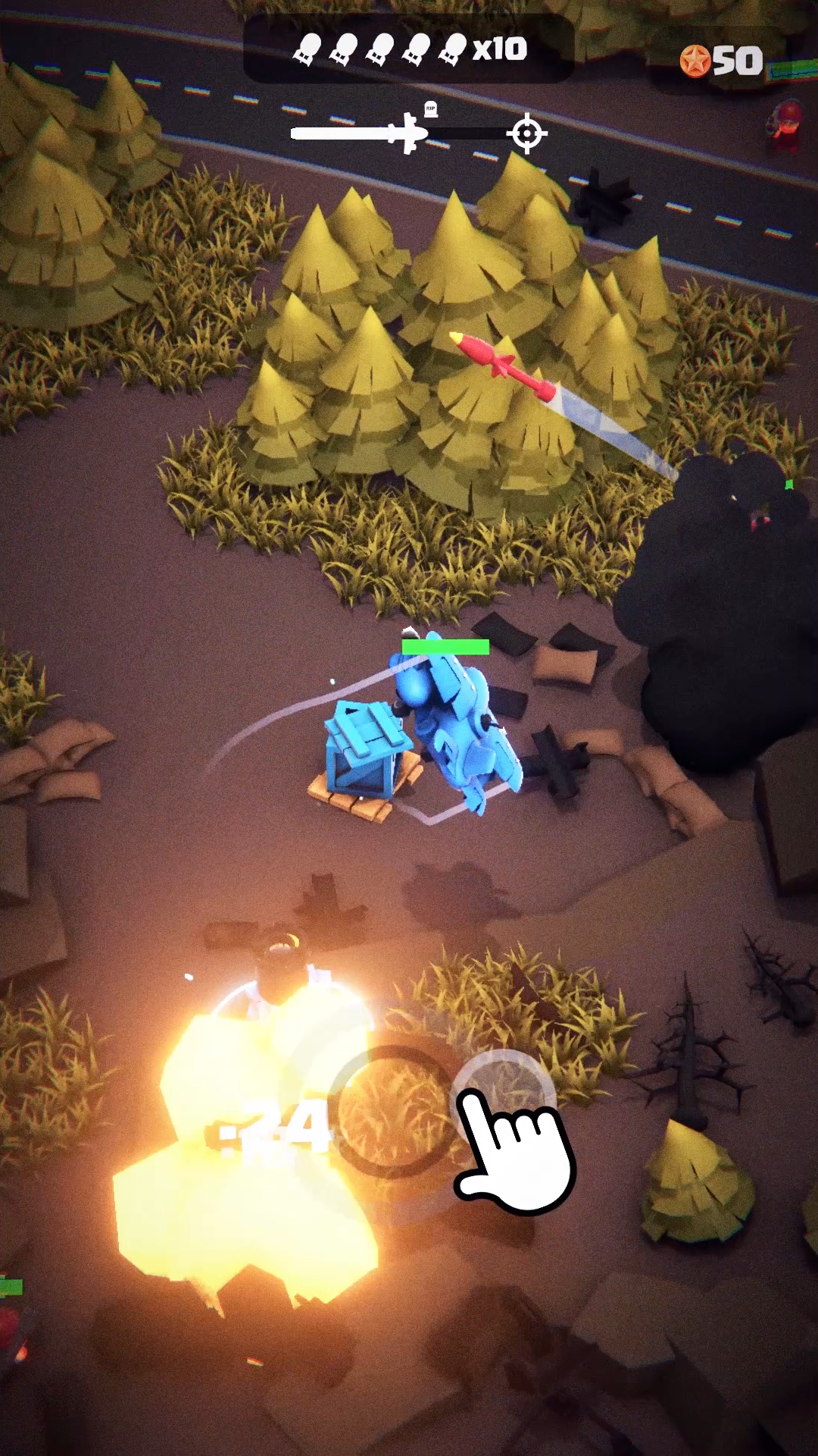 Drop Zone Game Screenshot