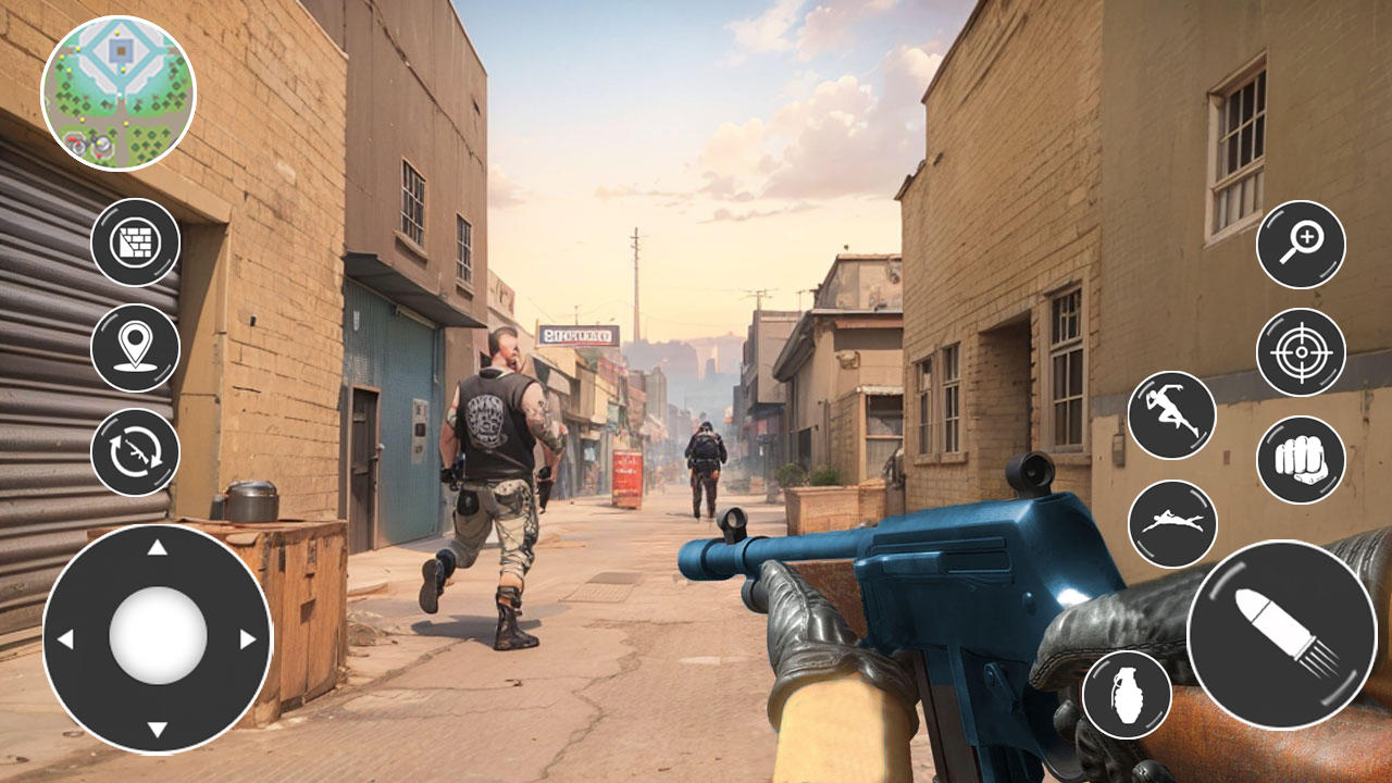 Offline Shooting Gun Games 3D 게임 스크린 샷