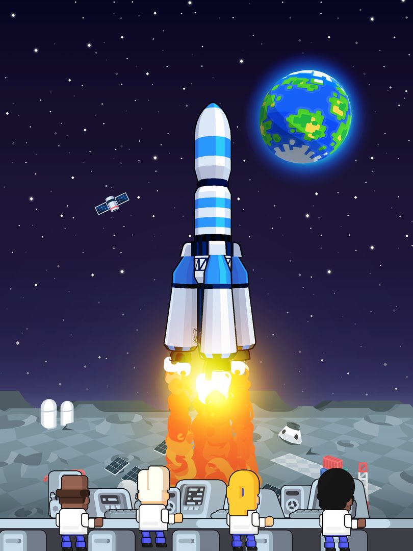 Screenshot of Rocket Star: Idle Tycoon Game