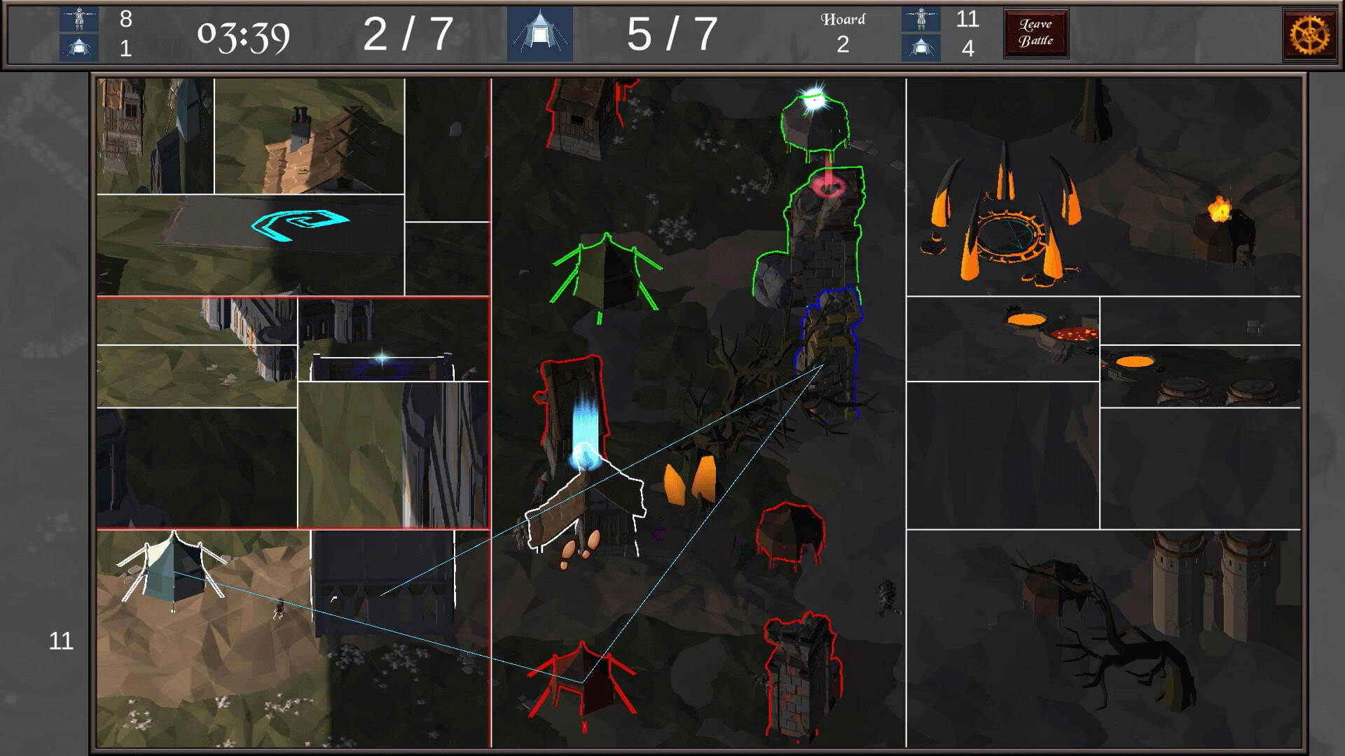 SwapPics: Knights vs Demons screenshot game