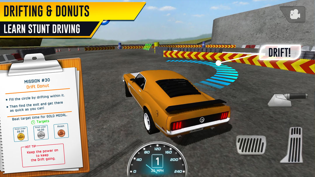 Screenshot of Race Driving License Test