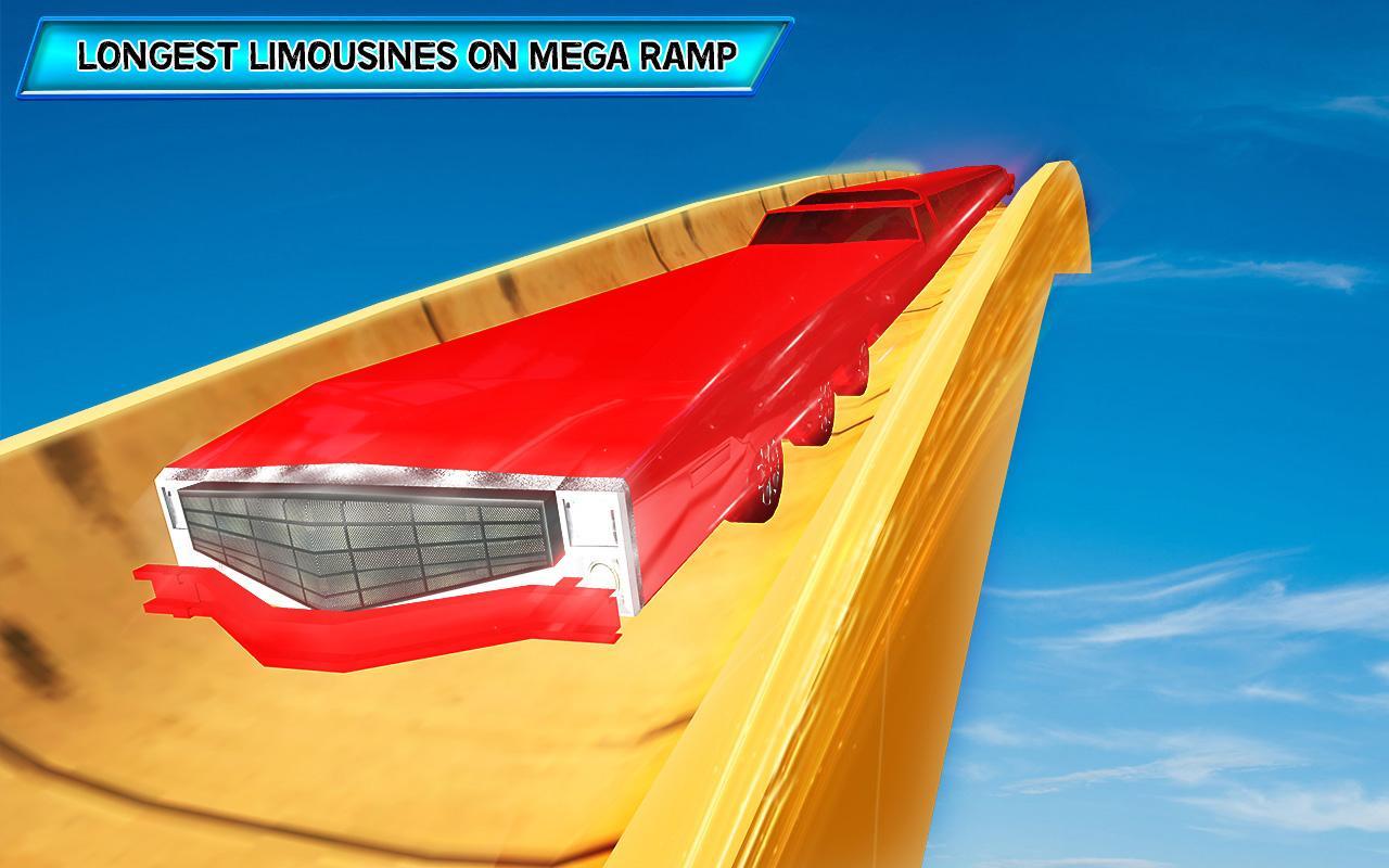 Extreme Limo Car Ramp Racing Impossible Tracks Game Screenshot
