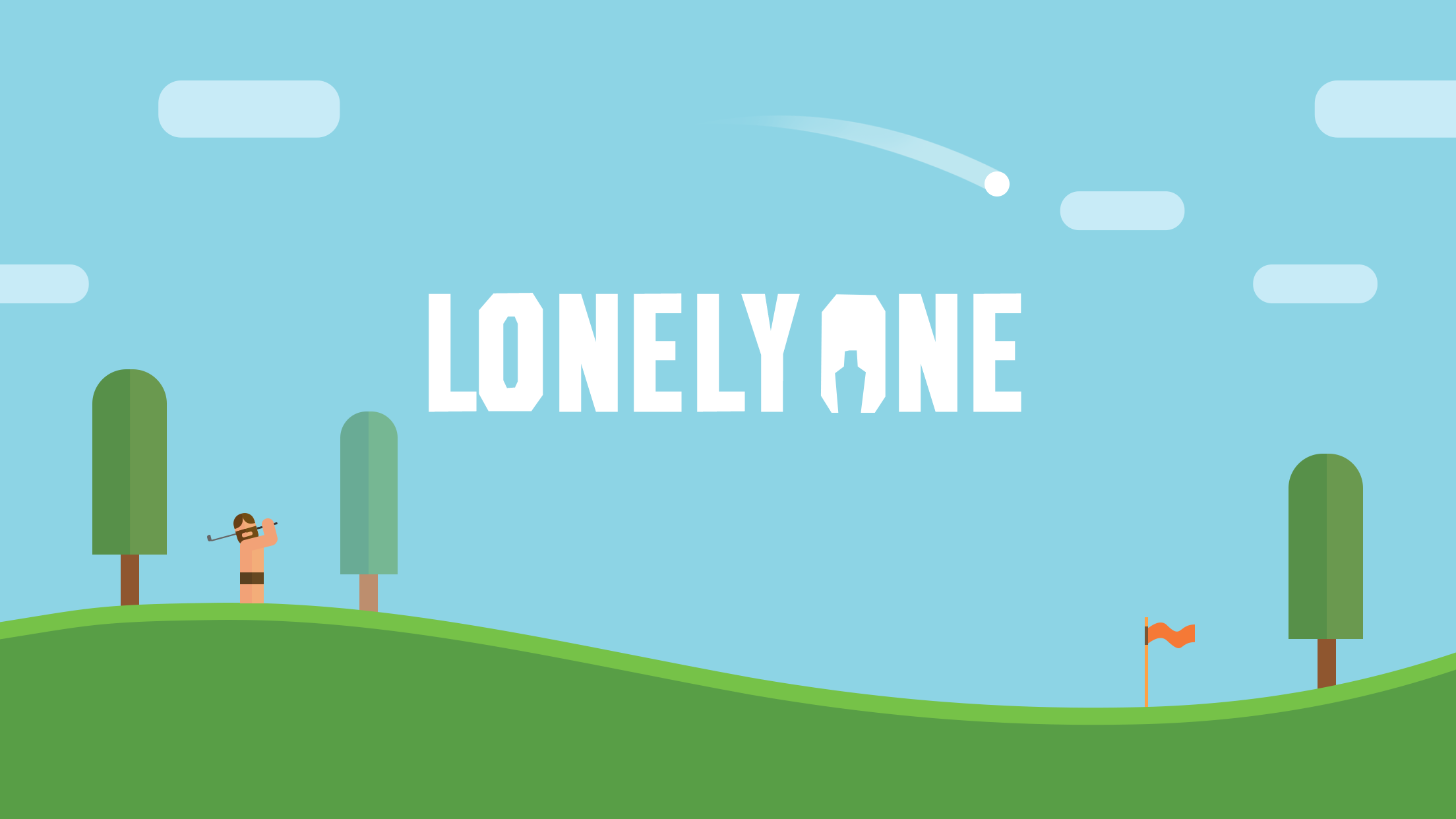 Lonely One : Hole-in-one Game Screenshot