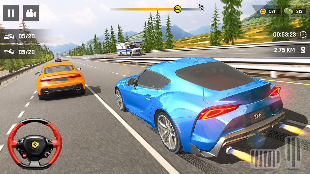 스피드 카 레이스 3D - 자동차 게임 게임 스크린 샷