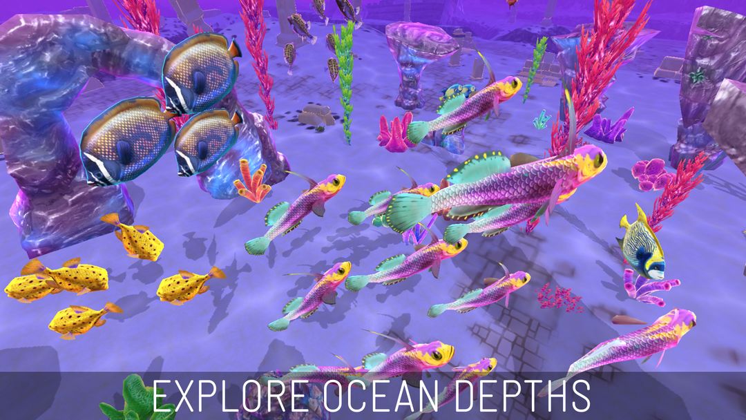 Fish Abyss - Build an Idle Ocean Aquarium ภาพหน้าจอเกม