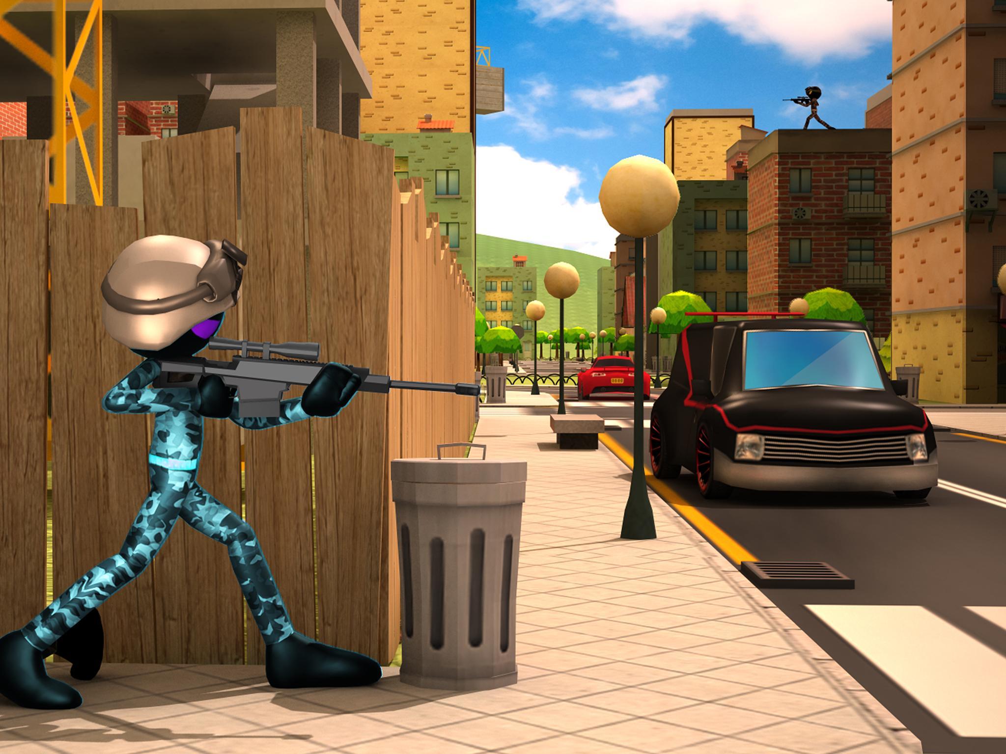 Stickman Sniper Squad 2017 Game Screenshot