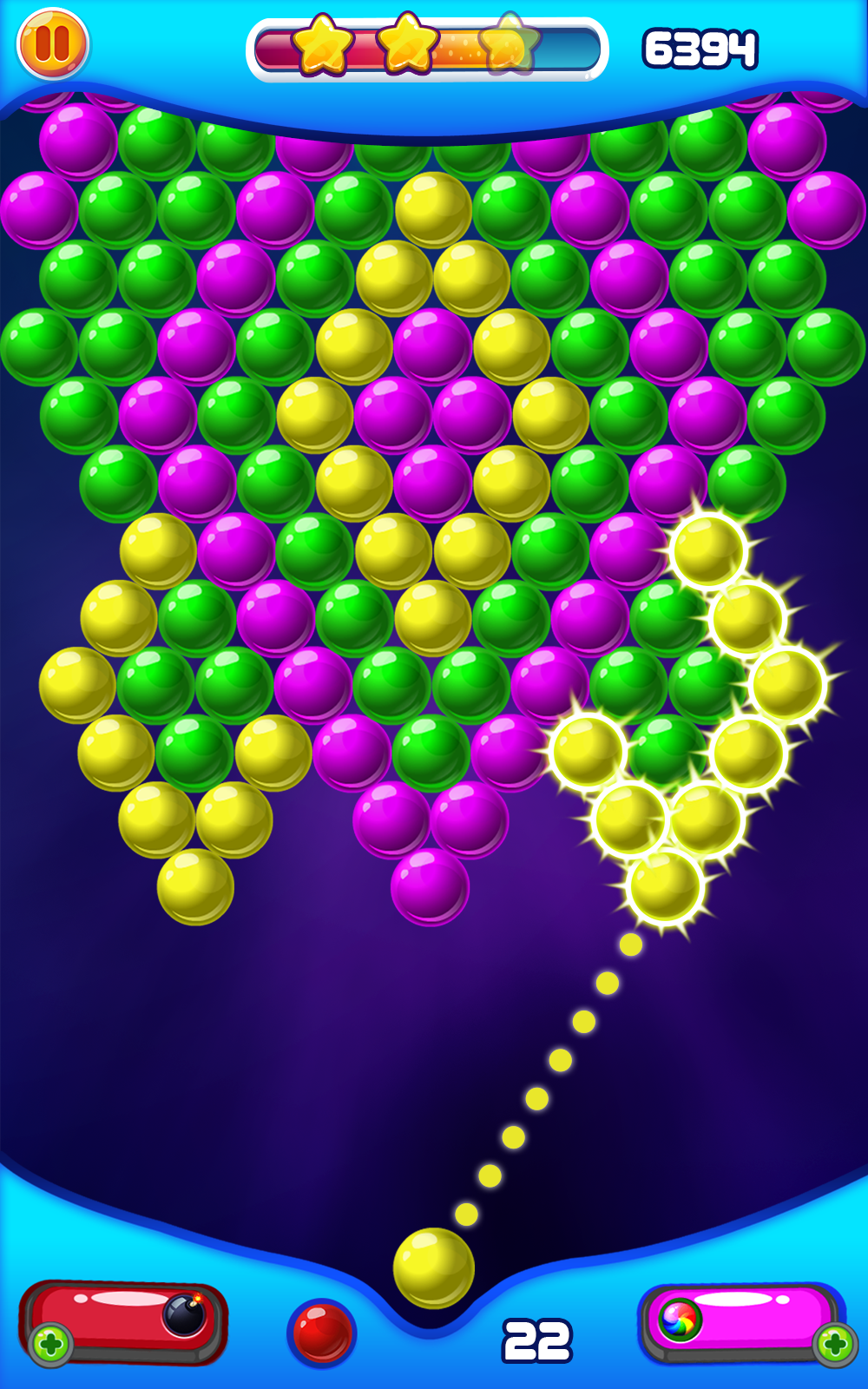 Bubble Shooter 2 ภาพหน้าจอเกม